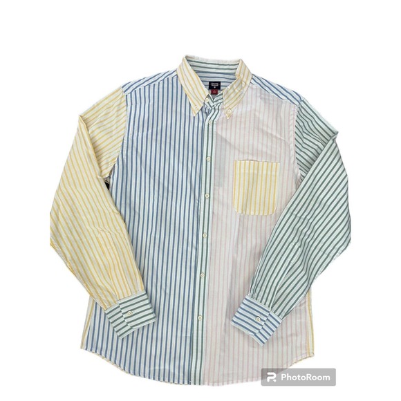 Rowing Blazer X Target Other - ROWING BLAZER Adult Stripe Long Sleeve Button-Down Shirt - M NWT